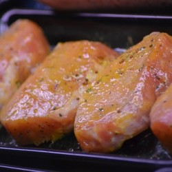 Marinaded Pork Steaks gf