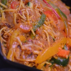 African Sunshine Chicken Stir Fry