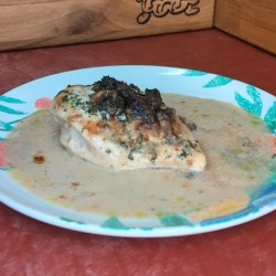 Garlic Mushroom Filled Chicken Filllet