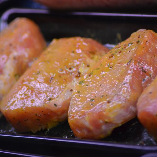 Marinaded Pork Steaks gf