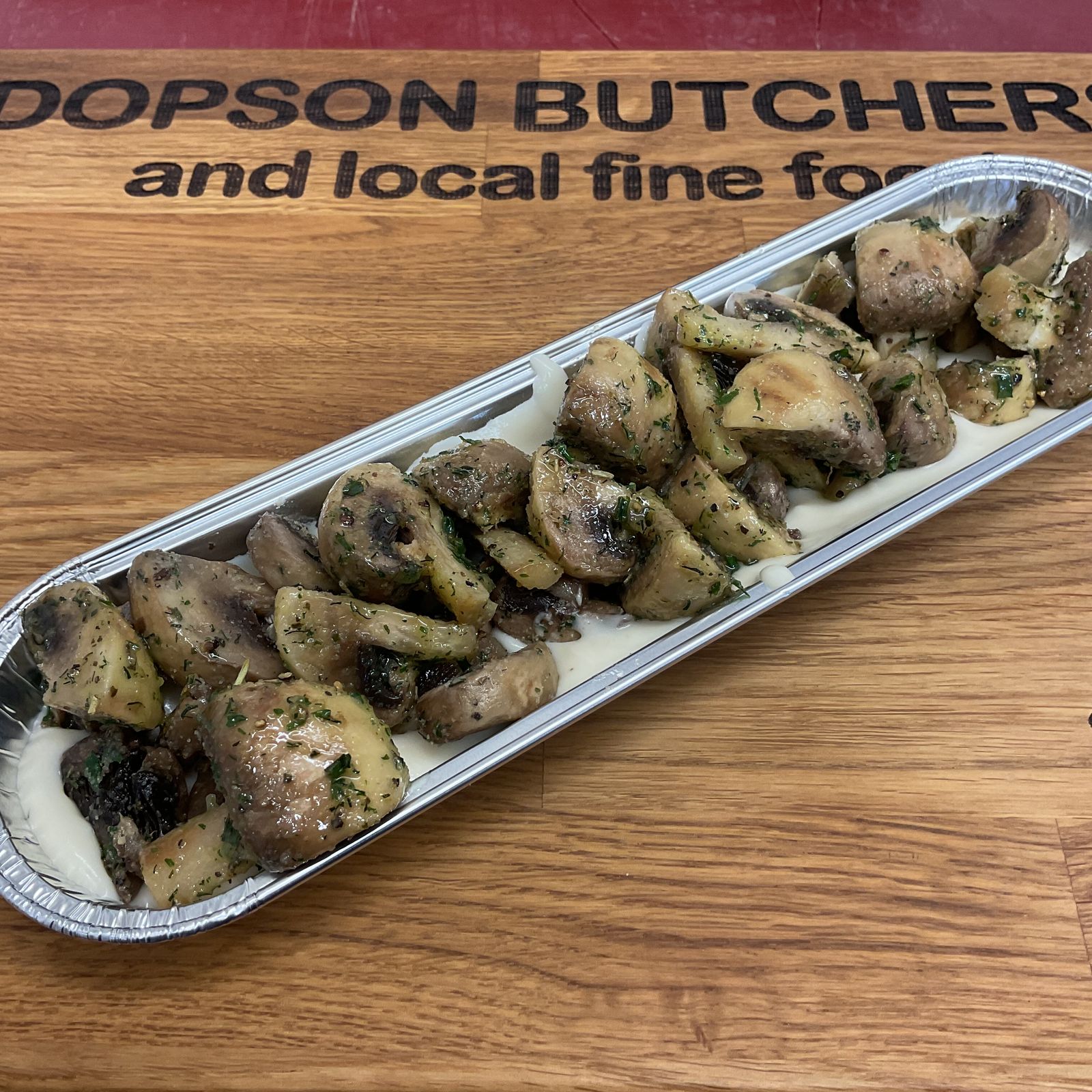 Garlic mushrooms