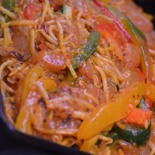 African Sunshine Chicken Stir Fry