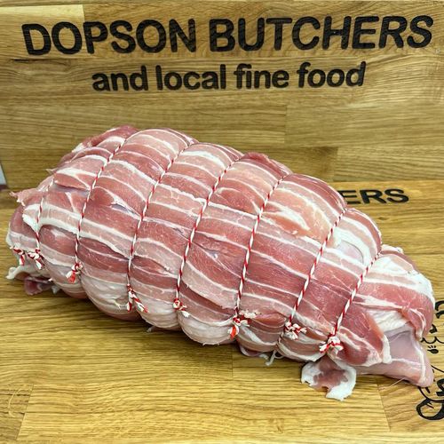 Turkey Breast Covered In Streaky Bacon
